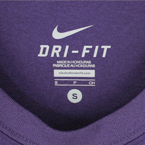 Nike Dri Fit Tee Shirt Mens Size S Purple Combat Mode Short Sleeve Athletic - Picture 3 of 5